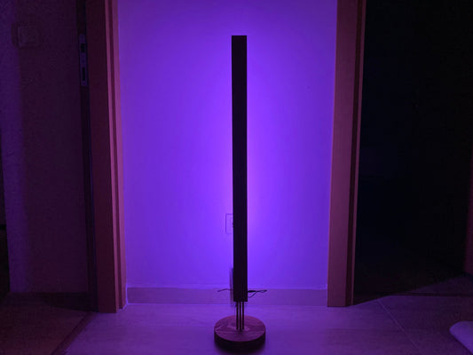 Floor Lamp, Rgb Light Led, Wooden Lamp, Standing Modern Lamp, Remote Control Led, Night Lighting, Modern Lamp